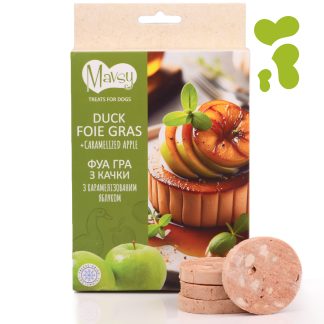 Mavsy - FD Duck+apple, 50g/Mavsy, Фуаг.ра з качки з карамелізованим яблуком, 50г.