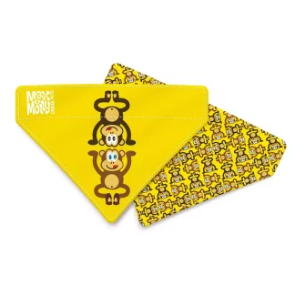 Бандана на нашийник для собак Мавпенята Bandana - Monkey Maniac/S (розмір XS-S)