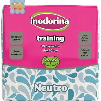 Inodorina Training Pads Neutro - Пелюшки з нейтральним ароматом, 60х90 см, 40 шт