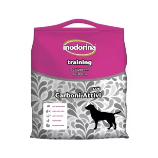 Inodorina Training Pads Carboni - Пелюшки з активованим вугіллям, 60х90 см, 40 шт