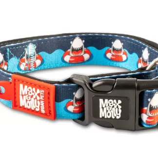 Smart ID Collar - Frenzy the Shark/L