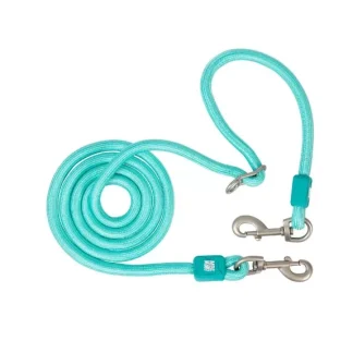 Max & Molly Rope Leash 2m ? 10mm - Matrix 2.0 Turquoise/M-L - Макс та Молли Мотузковий поводок 2м ? 10мм - Matrix 2.0, бірюзовий, розмір M-L