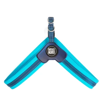 Шлея для собак блакитна Матрікс Q-Fit Harness - Matrix Sky Blue/XS