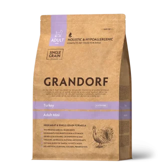 GD Dog Mini Turkey 1 кг/ Грандорф індичка для дорослих собак дрібних порід 1 кг
