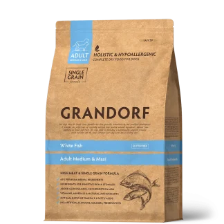 GD Dog Medium & Maxi White Fish 1 кг/ Грандорф риба для середніх та крупних порід 1 кг