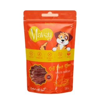 Mavsy-Soft Duck Slice, 100 g / Качка по-пекінські для собак, 100 г