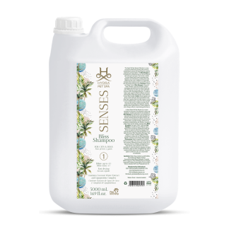 Hydra Pet Spa Senses Shampoo Bliss - Шампунь для інтенсивного зволоження, відновлення шкіри та шерсті тварин, 5 л