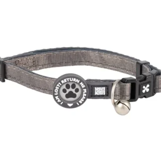 Max & Molly Smart ID Cat Collar - Matrix 2.0 Stone/1 Size - Макс та Молли Smart ID, котячий нашийник - Matrix 2.0, сірий, розмір 1
