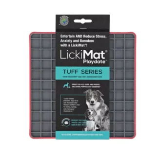 DOG PLAYDATE TUFF RED / Килимок для повільного харчування