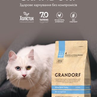 Постер "Білий кіт" Grandorf №1