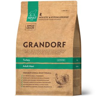 Сухий корм для дорослих собак великих порід Grandorf TURKEY ADULT MAXI з індичкою від 1 року, 3 кг