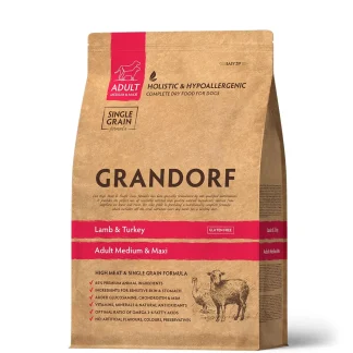 GD Dog Medium & Maxi Lamb & Turkey 1 кг/ Грандорф ягня та індичка для середніх та крупних порід 1 кг