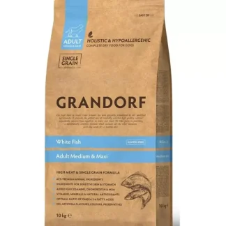 GD Dog Medium & Maxi White Fish 10 кг/ Грандорф риба для середніх та крупних порід 10 кг