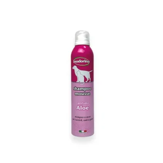 Inodorina Shampoo Mousse Aloe - Шампунь - мусс для собак та котів з ароматом алое, 300 мл