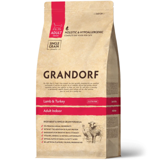 GD Cat Indoor Lamb & Turkey 0,4 кг/ Грандорф ягня та індичка для дорослих котів 0,4 кг